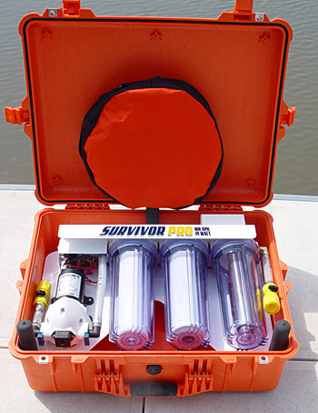 Survivor Pro Portable Emergency UV Water Filter System